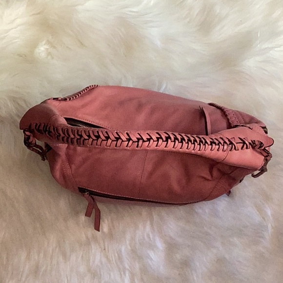 OrYANY Whipstitch Expandable Leather Hobo Bag - Picture 4 of 16